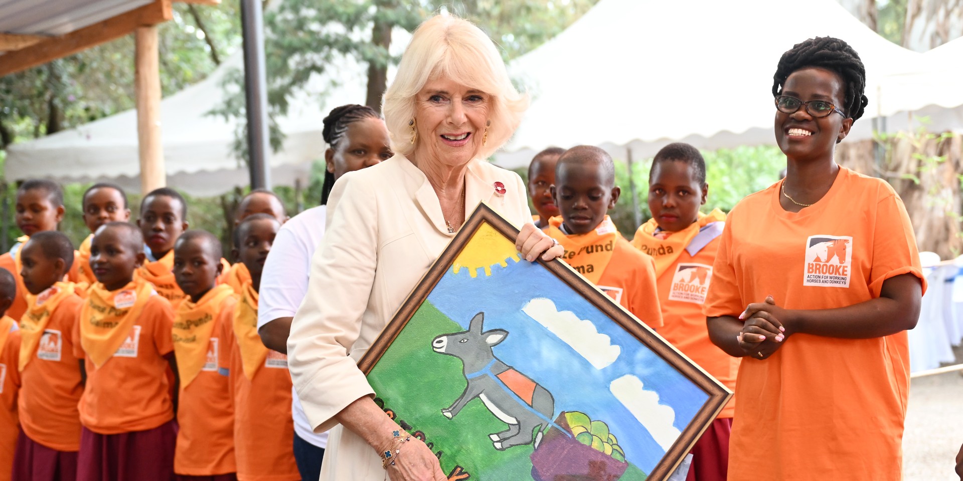 Her Majesty Queen Camilla visits Brooke as part of Kenya state visit